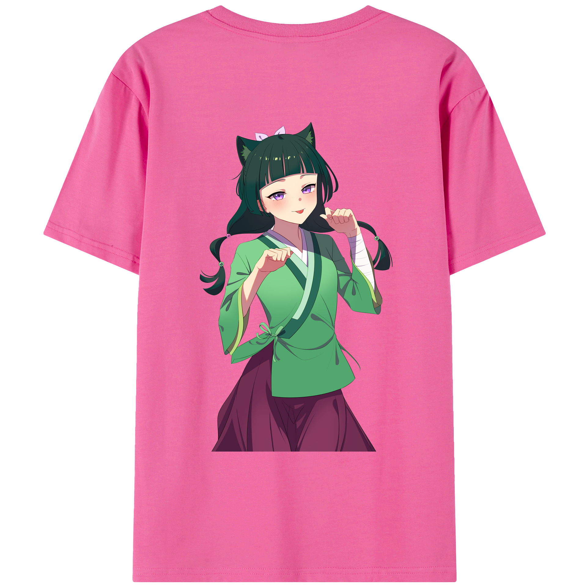 （画像用） 薬屋のひとりごと The Apothecary Diaries レディース半袖Tシャツ(バックプリント)